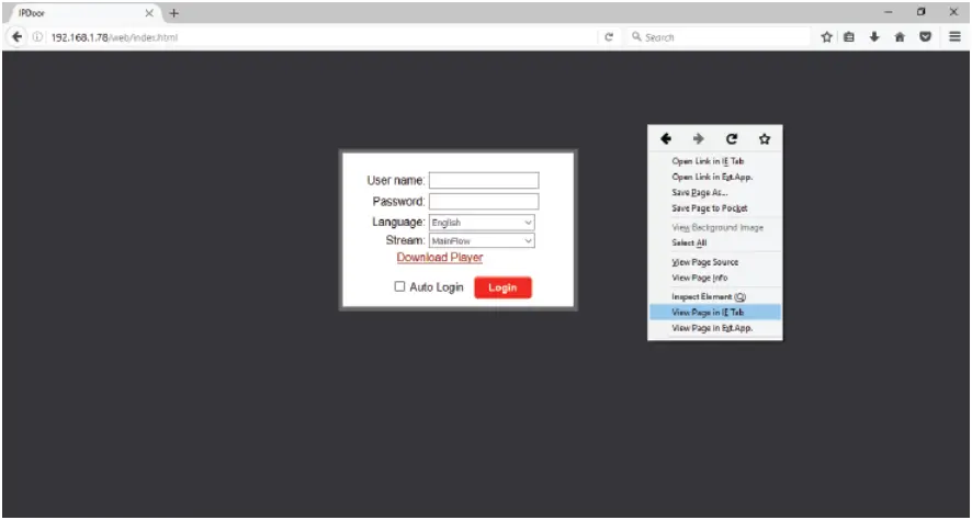 SLINEX ML-20IP - Device access 1