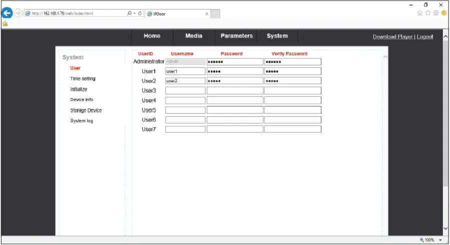 SLINEX ML-20IP - System 1