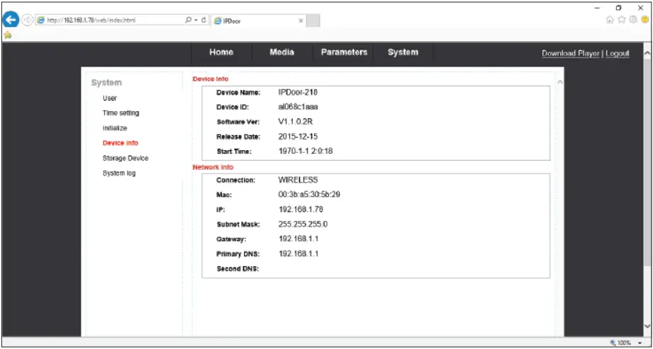 SLINEX ML-20IP - System 4