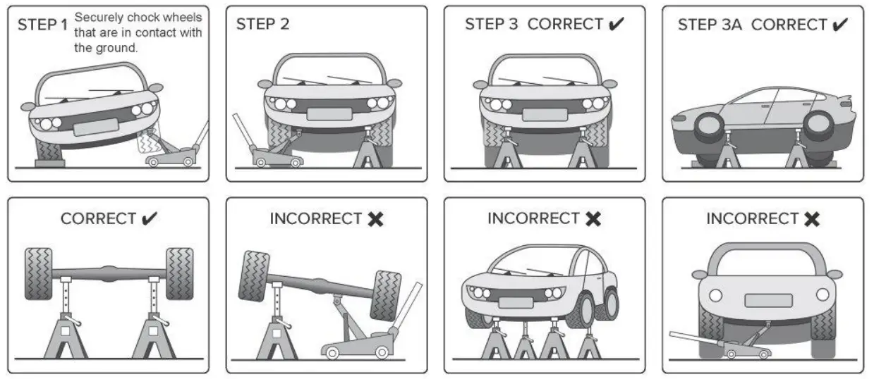 SEALEY VS2006.V3 Ratchet Type Axle Stands 6 Tonne Capacity PER Stand - fig 2