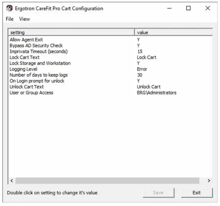 ergotron C52 22B1 1 CareFit Pro Imprivata Agent Software-fig8