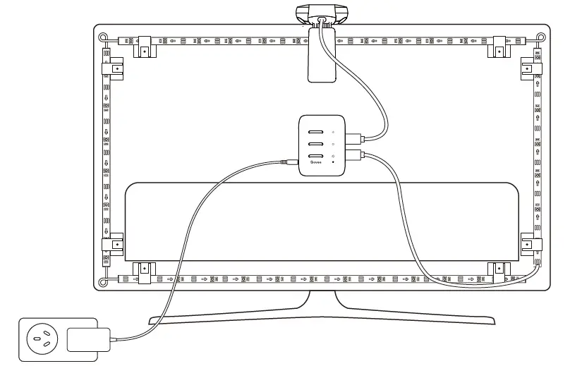 Govee H605C RGBIC TV Backlight 7
