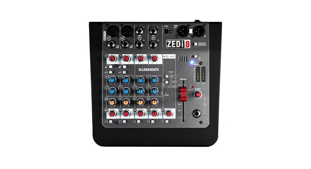 Allen Heath Zedi-8 8 Channel Live And Recording Mixer User Guide