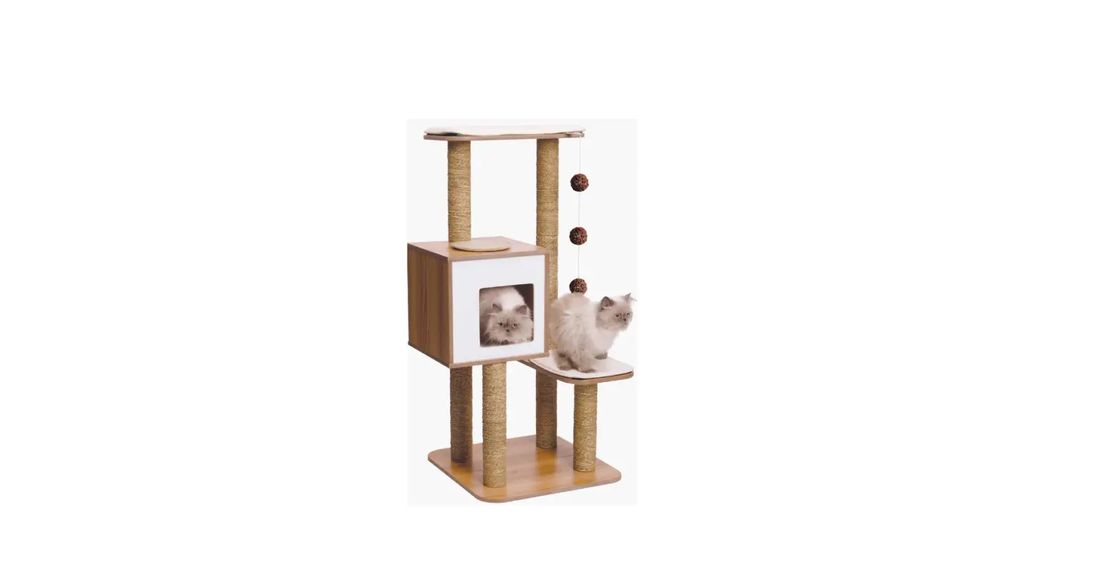 Catit Vesper High Base Walnut Instruction Manual