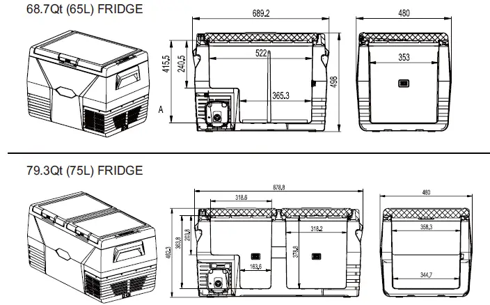 SetPower-TC75-12-Volt-Portable-Refrigerator-Fridge-fig-1