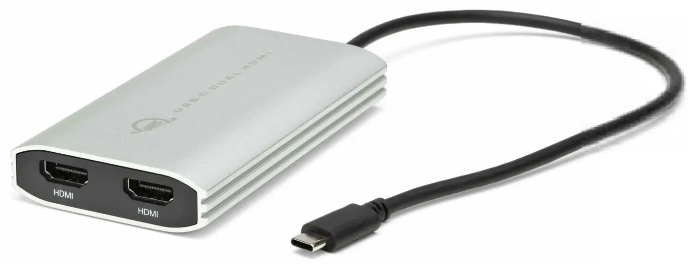 USB-C Dual HDMI 4K Display Adapter