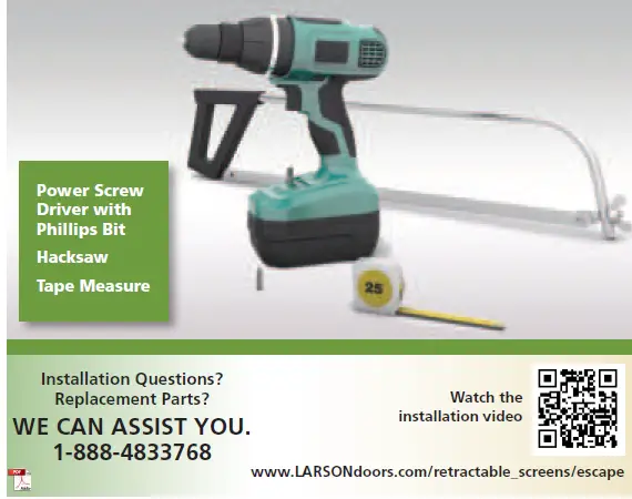 LARSON-Escape-100-Single-Door-Scr