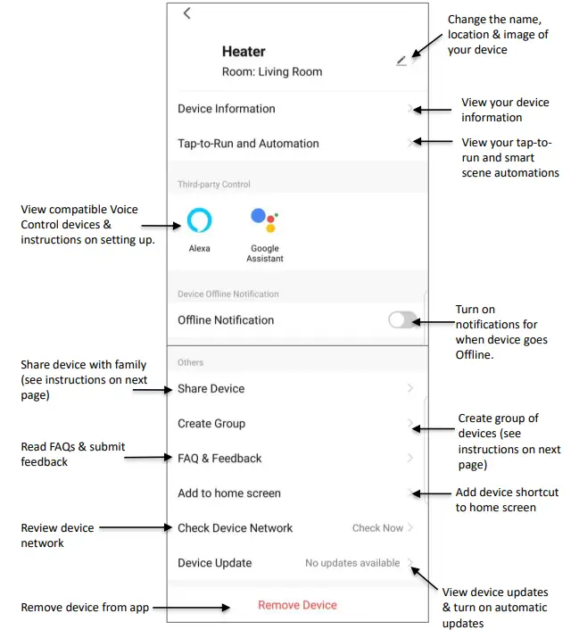 Goldair GPPF340 40cm Whisper Quiet Pedestal Fan with WiFi - apps 25