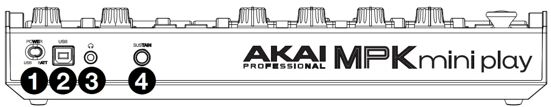 AKAI MPK Mini Play Keyboard with Built-in Speaker - fig