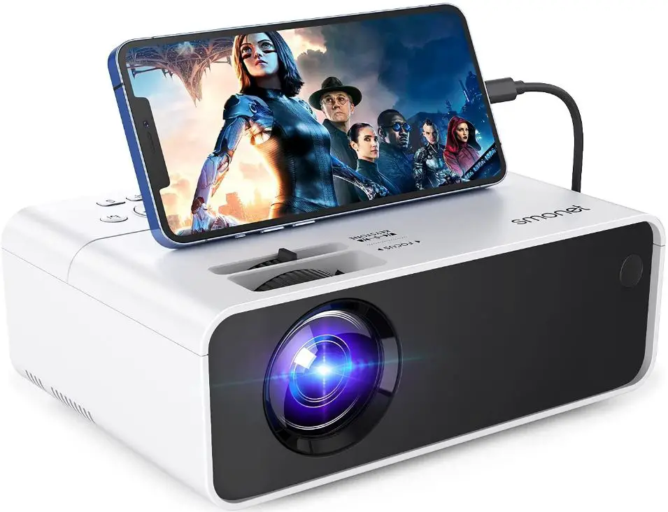 SMONET-‎F-SMUS-102T-Mini-Portable -LED-Projector