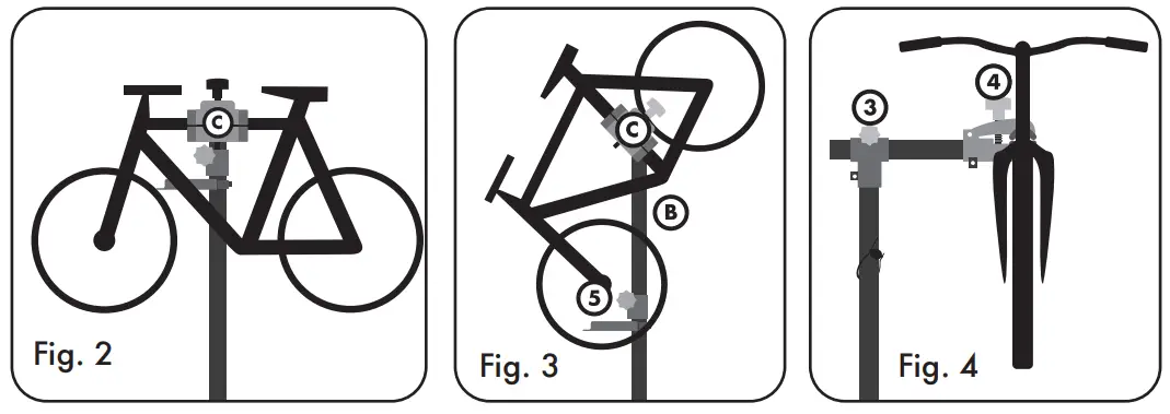 VULCAN DIY Bicycle Repair Stand - Fig 2