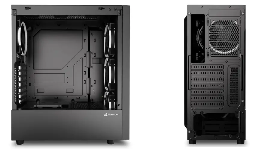 Sharkoon RGB Wave ATX Case with Wave Pattern and RGB Lighting 2