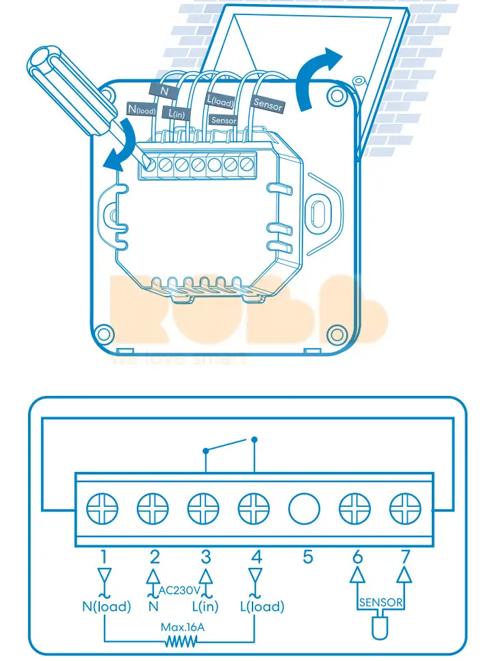 Meros MTS200HK Smart Thermostat for Electric Underfloor Heating - Figure 3