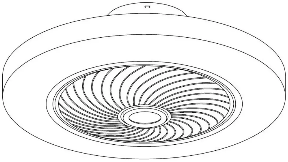 noaton 2395800020 Triton Ceiling Fan