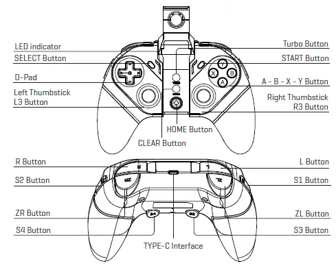 KROM KEXAL Advanced Wireless Gamepad fig 1