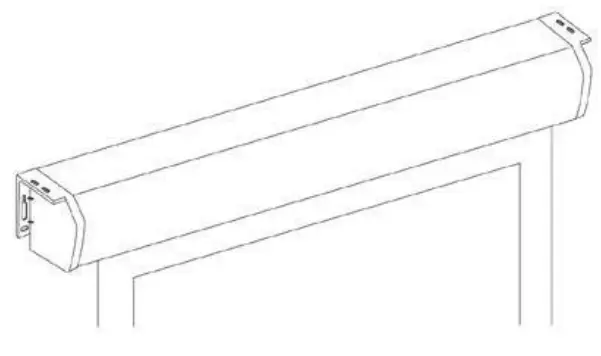 ELITE SCREENS Z Type Pull Down Projector Screen - fig