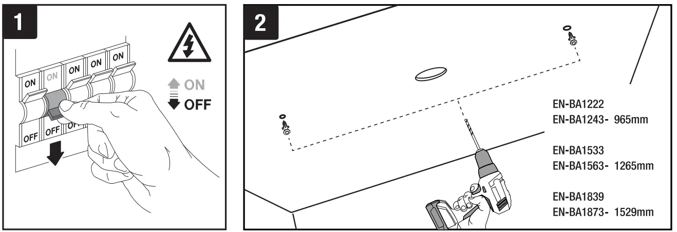 Aurora EN-BA1222EMMS Single Microwave Emergency LED Batten fig 1