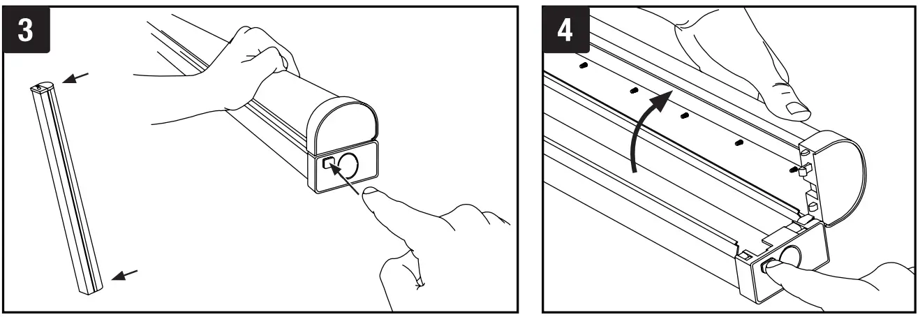 Aurora EN-BA1222EMMS Single Microwave Emergency LED Batten fig 2