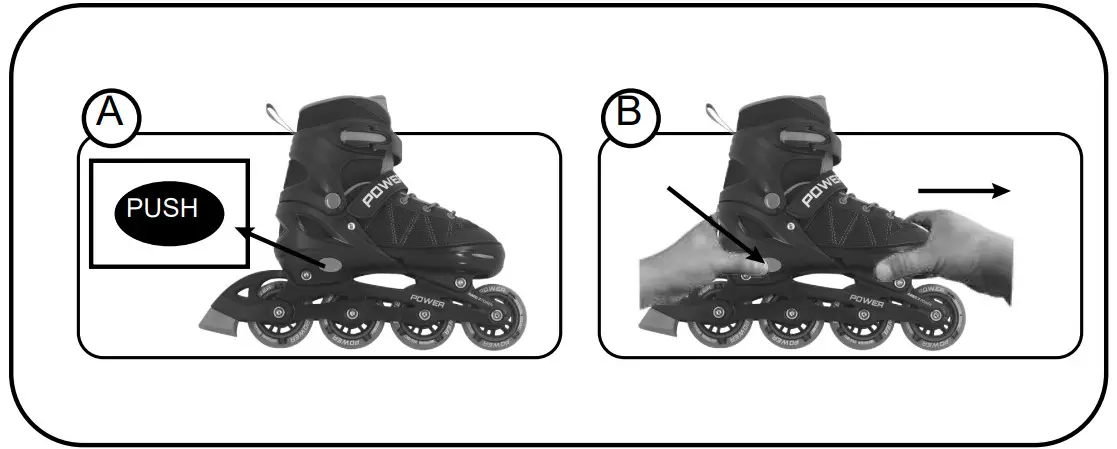 SMYTHS TOYS 198266 Adjustable Inline LED Skates - Figure 1