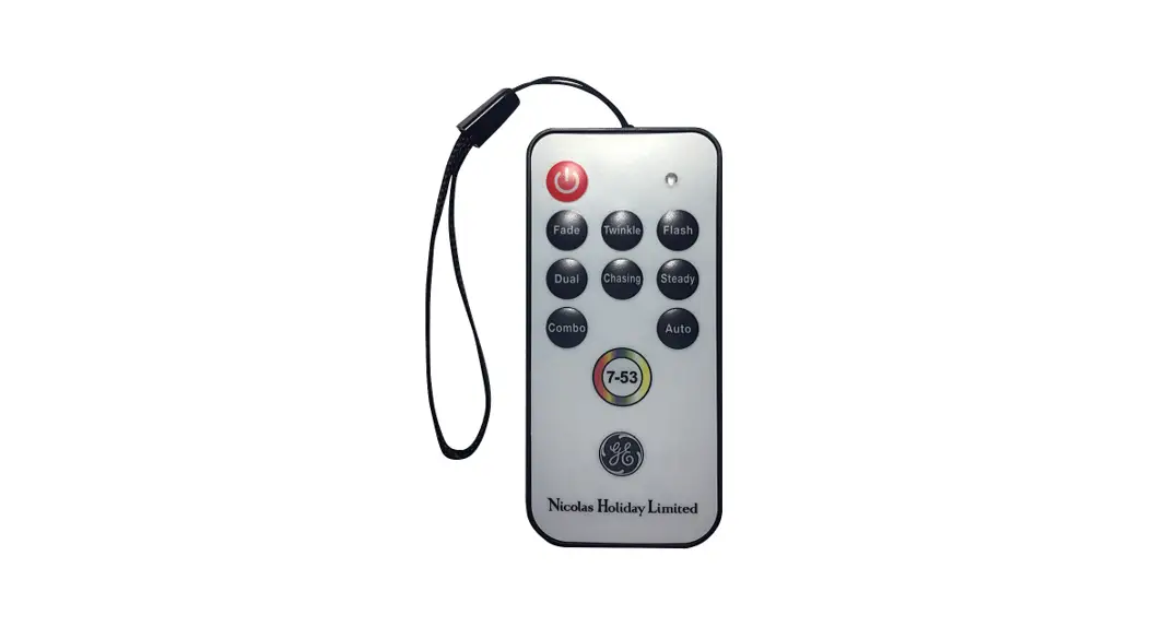 Ge Hc-tx20 Light Set Remote Control User Manual
