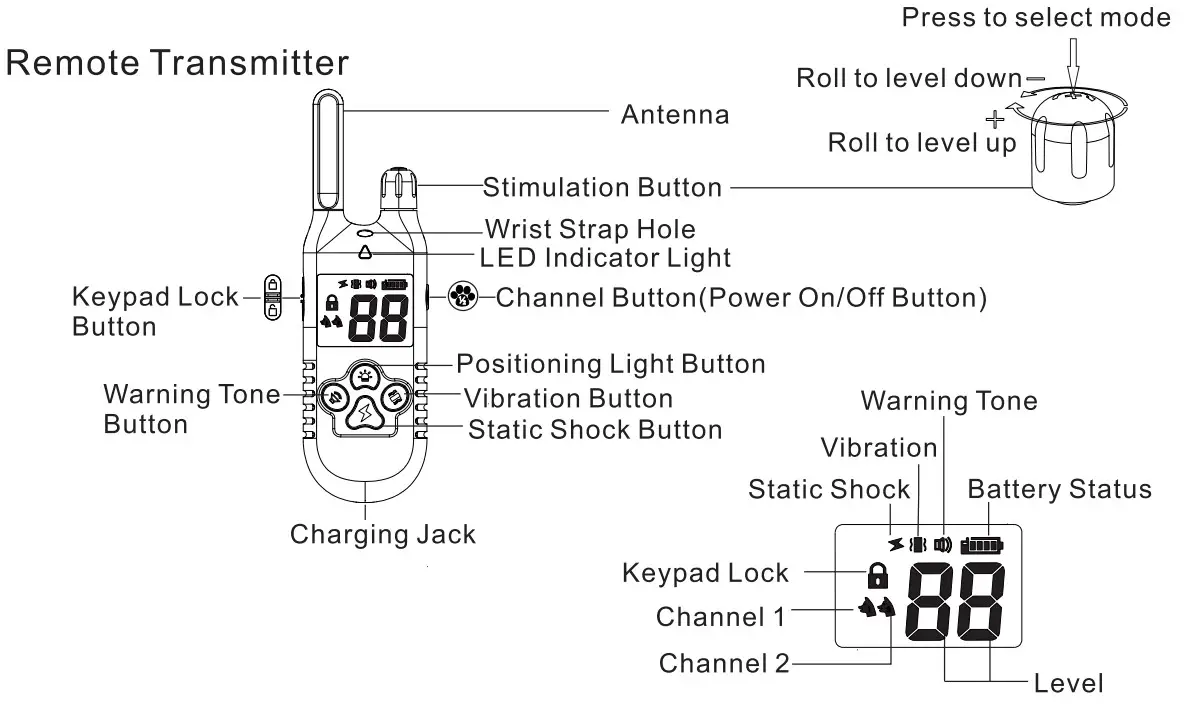 Chewy 316494 Trainer Dog Collar Water and Rechargeable with Yards Range - Product Overview