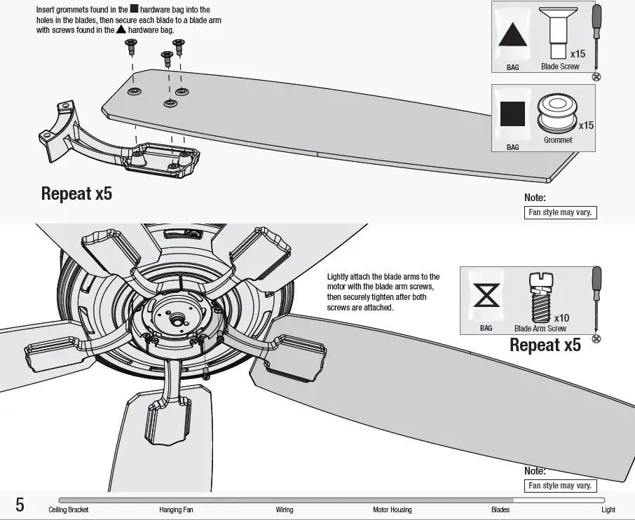 Hunter-51077-Newsome-Low-Profile-Clear-Frosted-with-3-Lights-42-inch-Ceiling-Fan-FIG-13