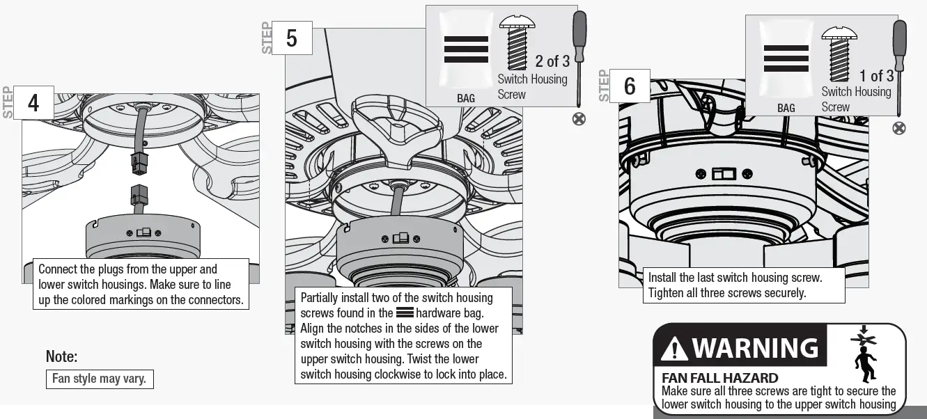 Hunter-51077-Newsome-Low-Profile-Clear-Frosted-with-3-Lights-42-inch-Ceiling-Fan-FIG-15