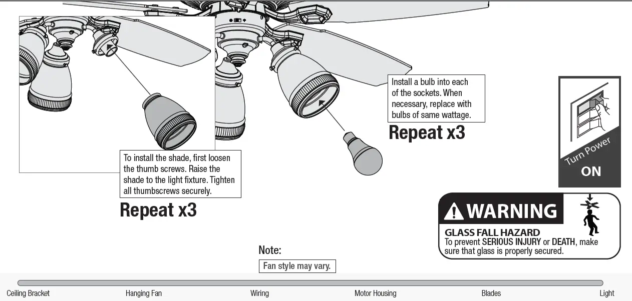 Hunter-51077-Newsome-Low-Profile-Clear-Frosted-with-3-Lights-42-inch-Ceiling-Fan-FIG-16