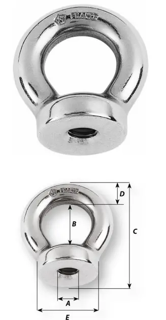 Wichard marine 6368 12mm Eye Nut