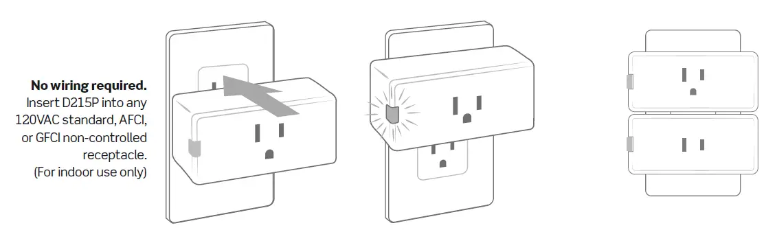 LEVITON SAT-10131 Decora Smart Mini Plug-In Switch 1
