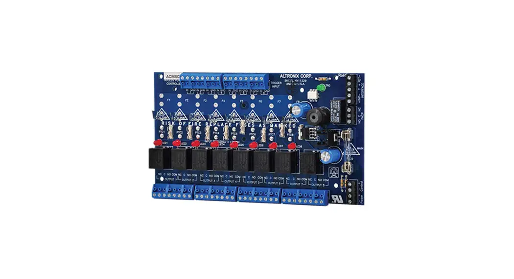 Altronix Acm4 Series Ul Listed Sub-assembly Access Power Controllers Installation Guide