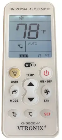 VTRONIX-Q380-EW-Via-The-App-Wi-Fi-Enabled-Mini-Split-Remote-Control-PRODUCT
