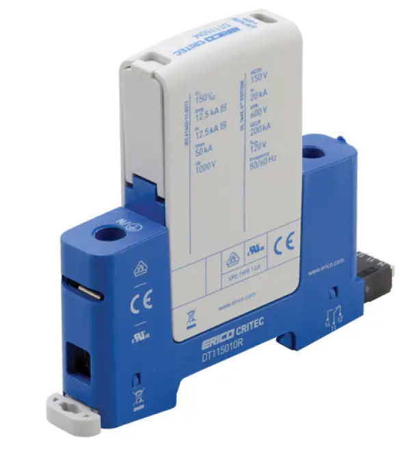 nVent DT130010R DT1 DIN Rail Surge Protection Class I Plus II 12.5 KA