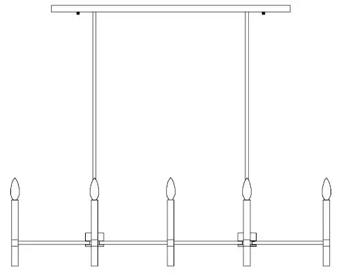 Hunter 19985 Sunjai 7 Light Linear Chandelier Instruction Manual Hunter 19985 Sunjai 7 Light Linear Chandelier Instruction Manual