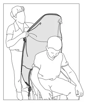 HUMAN CARE 25010C Full Body Sling E-clip Net (11)