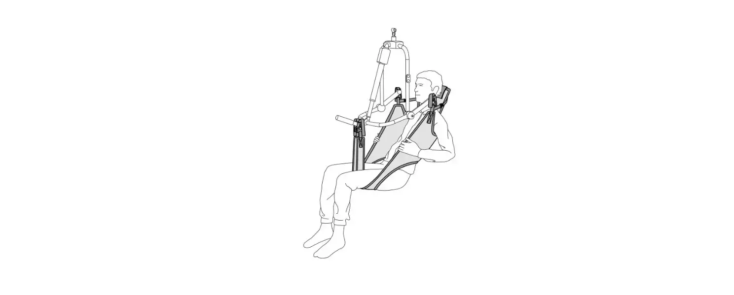 Human Care 25010c Full Body Sling E-clip Net User Manual