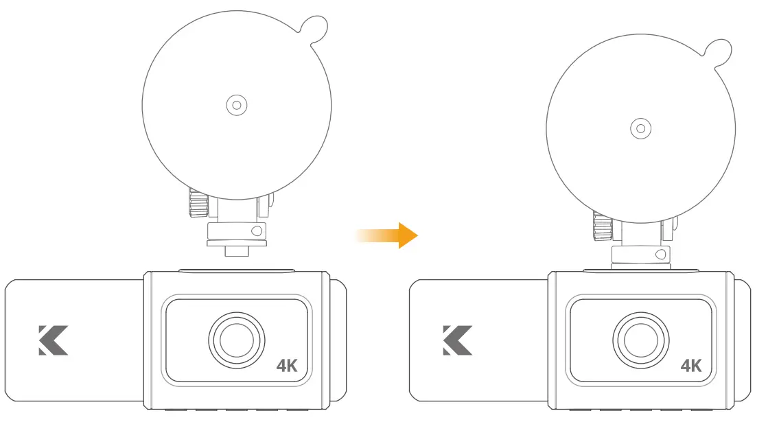 KINGSLIM D6 4K Dual Dash Camera - Fig 6