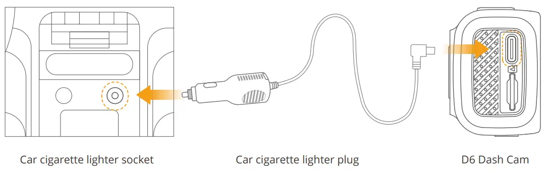 KINGSLIM D6 4K Dual Dash Camera - Fig 8