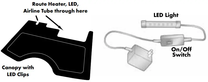 GloFish 3-Gallon Aquarium Kit --Route Heater-1