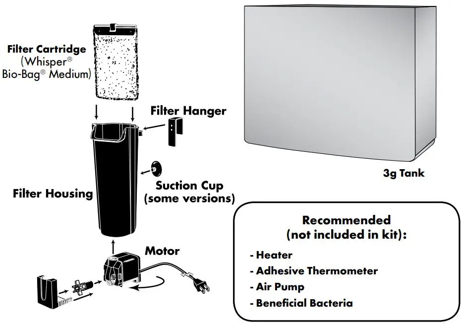 GloFish 3-Gallon Aquarium Kit --Route Heater-2