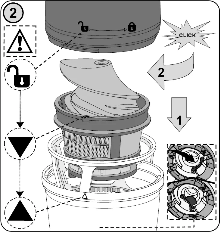 eta 1032 Vital Press Slow Juicer 02