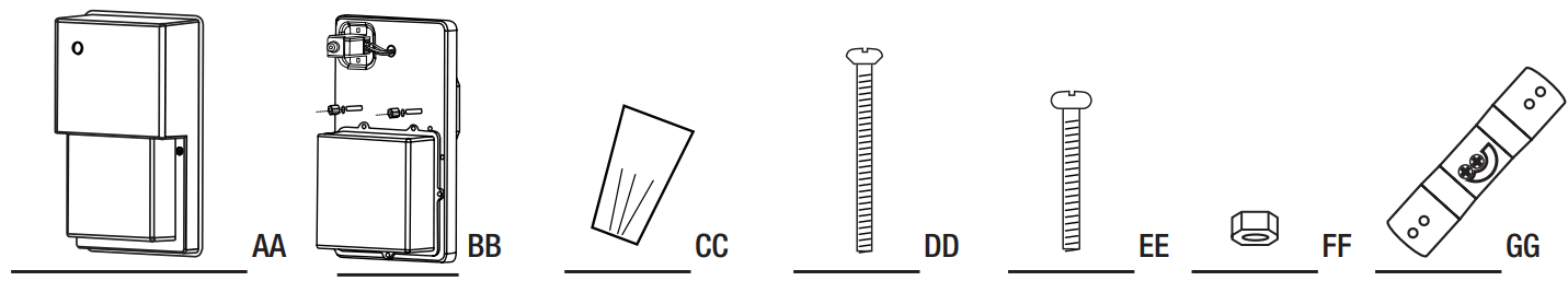 Commercial Electric S10WPK 850 DD BZ HD 10 Inch Daylight Bronze LED Wall Pack Security Light - fig 1