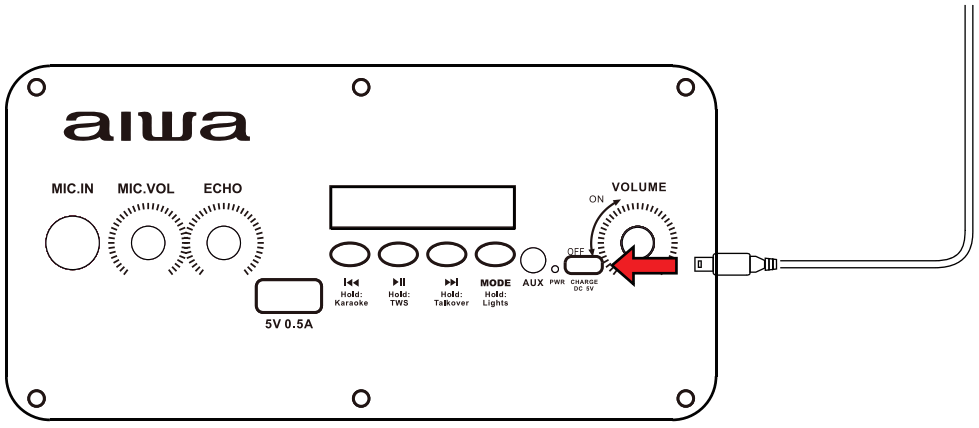 aiwa AI6003 Wireless Party Speaker - fig 1