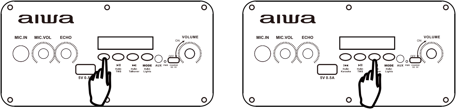 aiwa AI6003 Wireless Party Speaker - fig 11