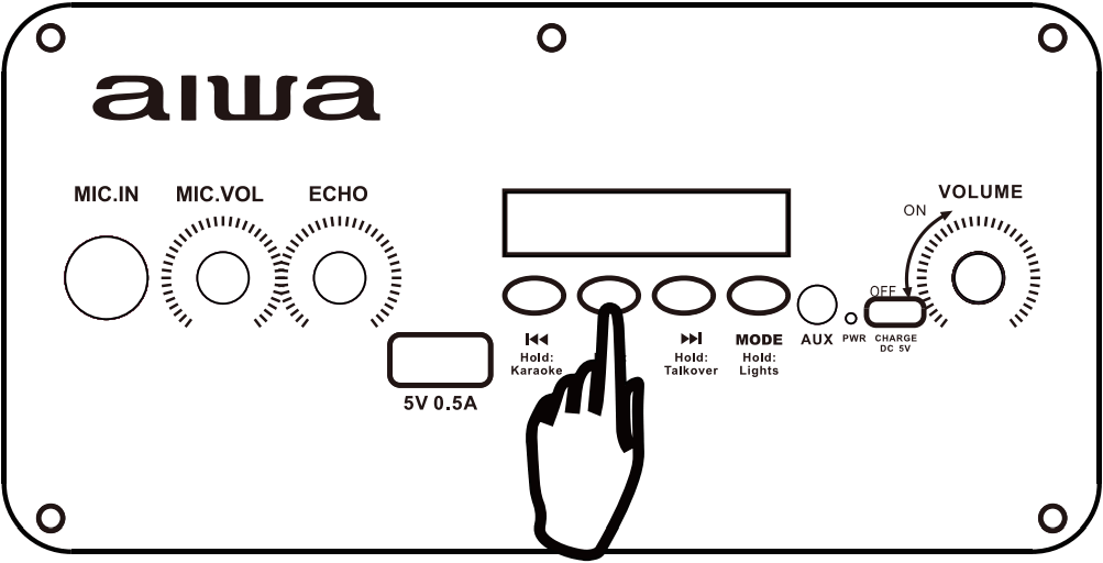 aiwa AI6003 Wireless Party Speaker - fig 13
