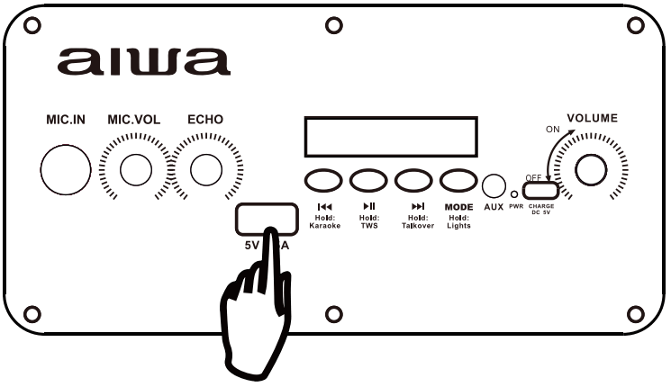 aiwa AI6003 Wireless Party Speaker - fig 9