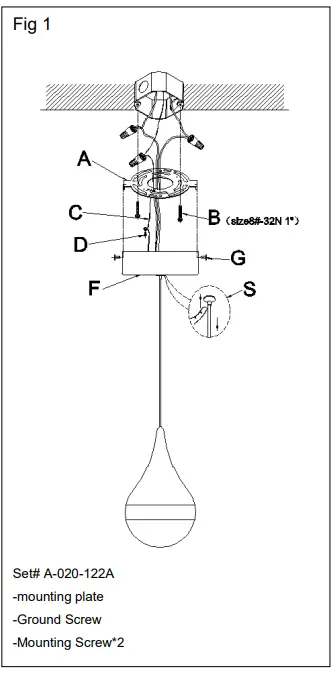 George Kovacs Moonshot LED Mini Pendant Light - fig 1