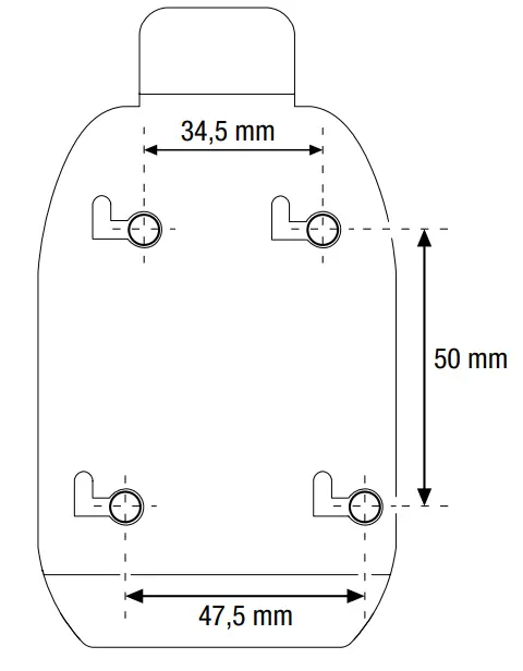 TROTEC IR 2000 S Radiant Heater - dril holes