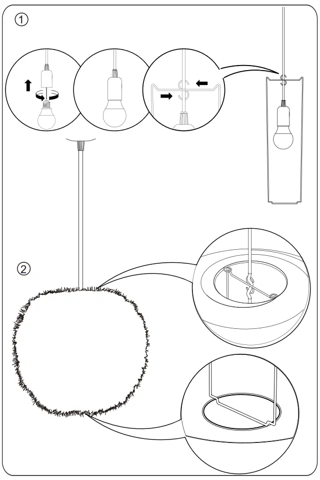 RUSTA 915512660101 Halifax Lamp Cord - Assembling Instruction2