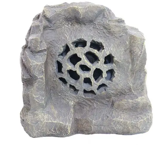 ALPINE Solar Bluetooth-Enabled Rock Speaker QLP542SLR-GR - Solar Bluetooth Speaker -1